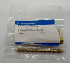 Agilent 5181-7479 Brass Nut Ferrule 10pk 1/8