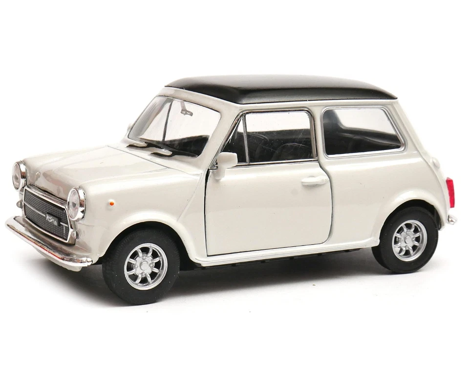 Mini Cooper 1300 British Family Car Model Diecast Toy White1:34-1:39 Scale Welly - Image 4 of 4