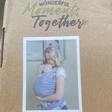 KeaBabies Baby Wrap Carrier Classic Gray Multi-Carrying Positions