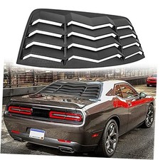 Rear Window Louver, Rear Windshield Sun Shade Cover Rear Louver Matte Black