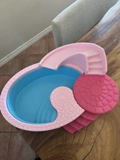 Barbie Size Fashion Doll Party Playset Pool American Plastic Toys Made in USA