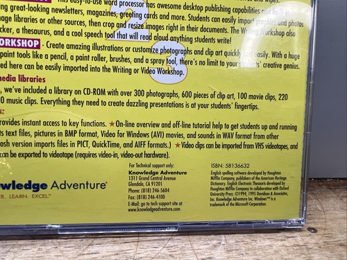 Multimedia Workshop (Ages 10+) (PC-CD, 1995) for Windows - CD Tested Works - Picture 4 of 6