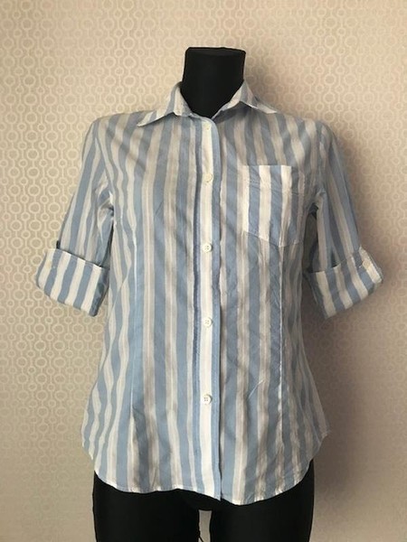 Women Bogner Shirt White Cotton 36