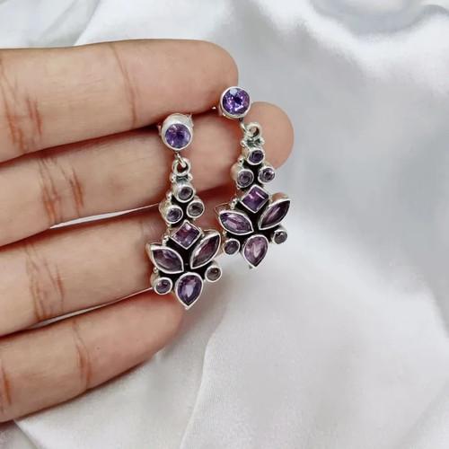 Boho for Women Drop Earrings Ethnic Retro Pendant Beach Party Jewelry Gift - Picture 4 of 5