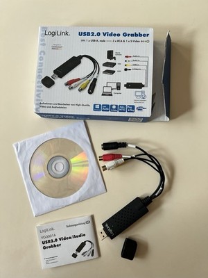 LogiLink USB 2.0 Video Grabber mit Audio VHS Digitalisieren