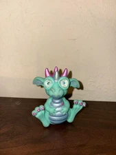 vintage 1995 Castle Keeps Gargoyles Teal Pink Silver Glow in the dark