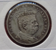 2 Lire 4/10 di Tallero 1896 Rara Colonia Eritrea Umberto I° 