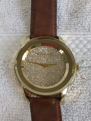Michael Kors MK2455 Kinley Gold Pave Crystal Dial Ladies 