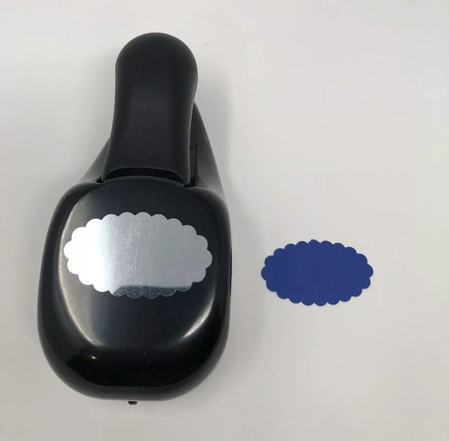 Stampin’ Up Scalloped Oval Whale Tail Punch, 2” X 1” eBay