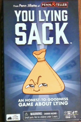 You Lying Sack an honest to goodness GAME  Penn & Teller  Party Game