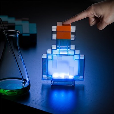 New Minecraft Touch Colour Changing Potion Bottle Light 8 Colours Uk Seller Ebay