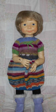 Playhouse TRACY Doll Wig SZ 12/13" BIG BLONDE NO SHEEN Short W/Bangs B NWT