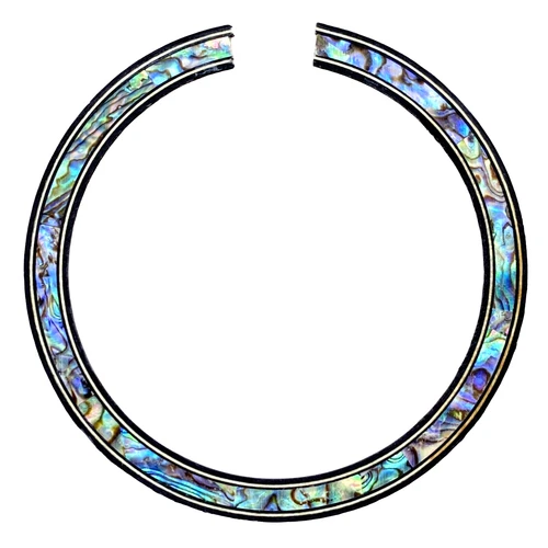 2x Ukulele Mandolin Rosette abalone shell Inlay Φ:2-11/16"(68mm) W:1/4"(7mm B152