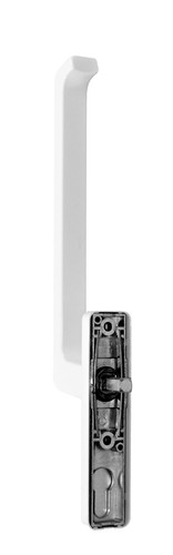 GU Sliding Door Twist Handle 6-24608-00-0-7, White, Single Sided Without Cam - Picture 2 of 3