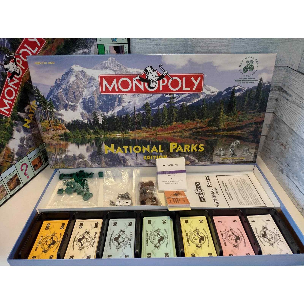 Monopoly National Parks Edition by Parker Brothers. Rare Edition