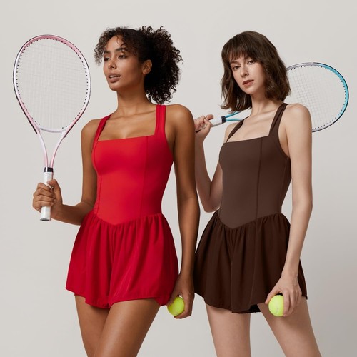 Women's Square Neck Sleeveless Romper Jumpsuit Casual Summer Outfit with Pocket - Picture 11 of 51