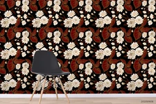 3D Floral Pattern Wallpaper Wall Mural Removable Self-adhesive Sticker5645