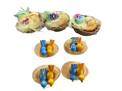 Bird Nest Spring Decorations Set Of 7