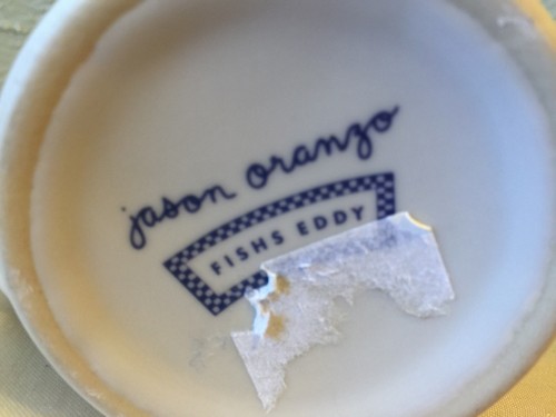 Taza de boda Jason Oranzo cerámica peces Eddy café taza de té que hacemos - Imagen 2 de 2