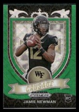 2021 Prizm Draft Picks #174 Jamie Newman GREEN WAVE Rookie Wake Forest