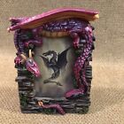 Dragon Picture Frame Medieval Mythical Fantasy 5 ½" x 7 ½" Fuscia