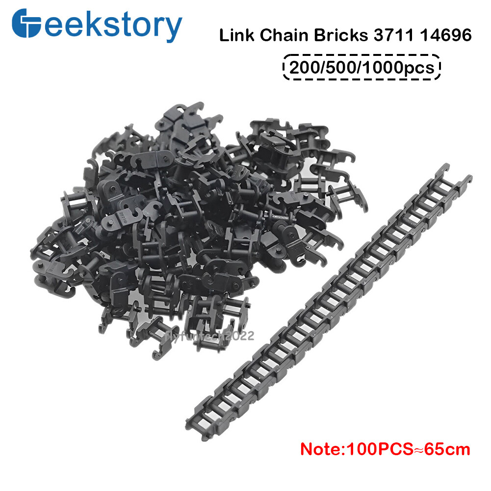 1000PCS Technic Parts Link Chain Bricks MOC Track Tread for lego