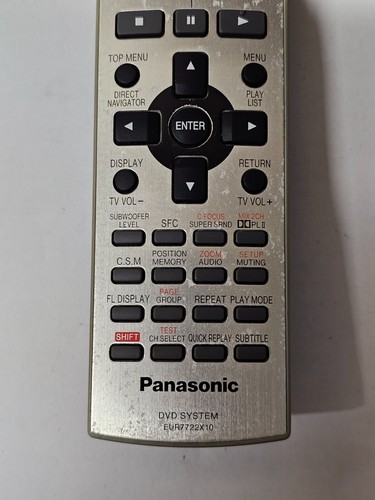 GENUINE ORIGINAL EUR7722X10 DVD SYSTEM REMOTE CONTROL - Picture 3 of 4