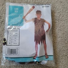Cave Boy Halloween Costume by Amscan 8-10 yo Tarzan, Cave Man, Barbarian, etc. 