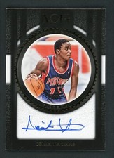 2023-24 ISIAH THOMAS 25/25 AUTO PANINI NOIR SNAPSHOT SIGNATURES AUTOGRAPHS