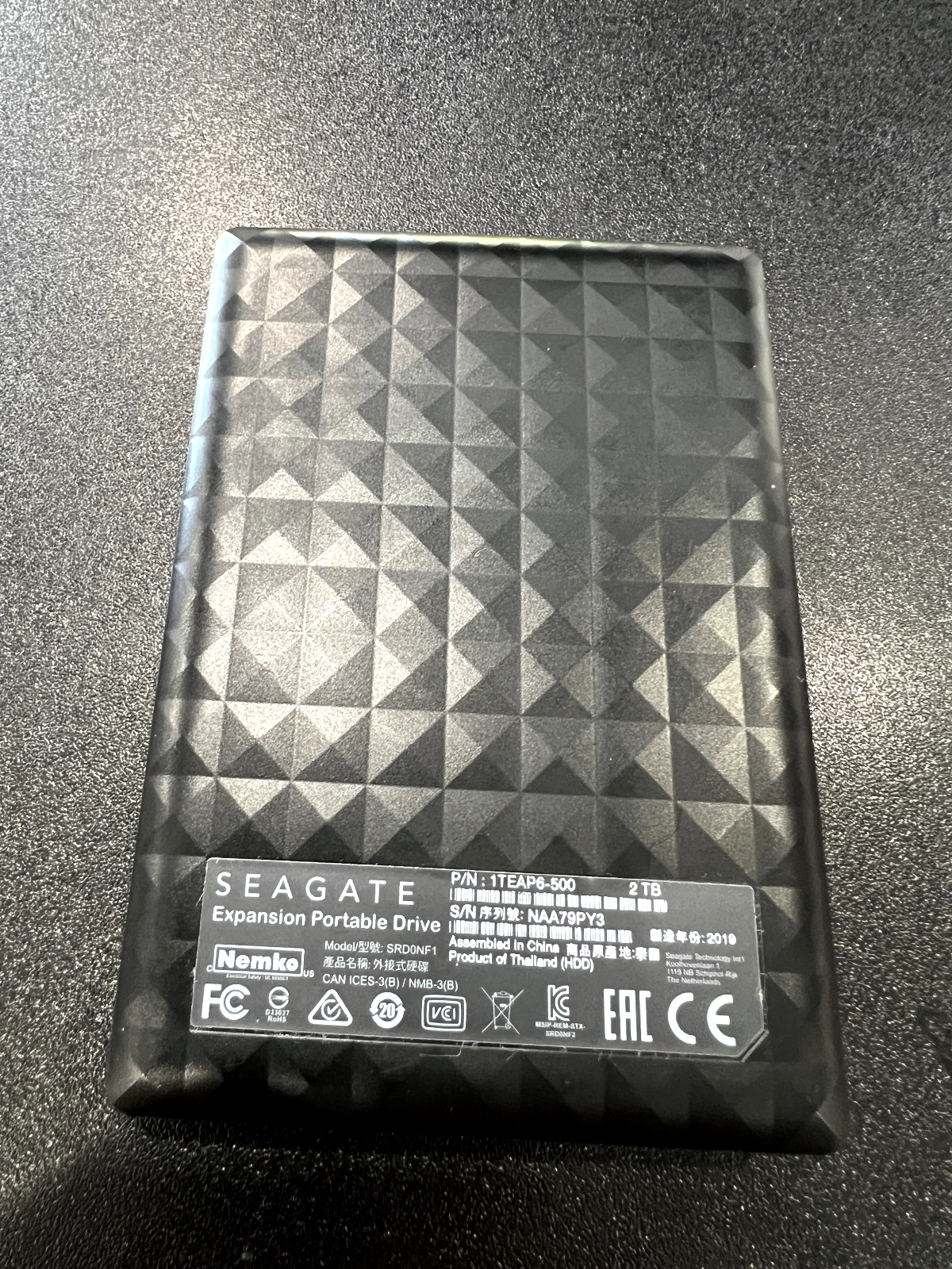 Seagate Expansion Drive External Hard Drive STEA2000400 FOR PARTS (B1)-image