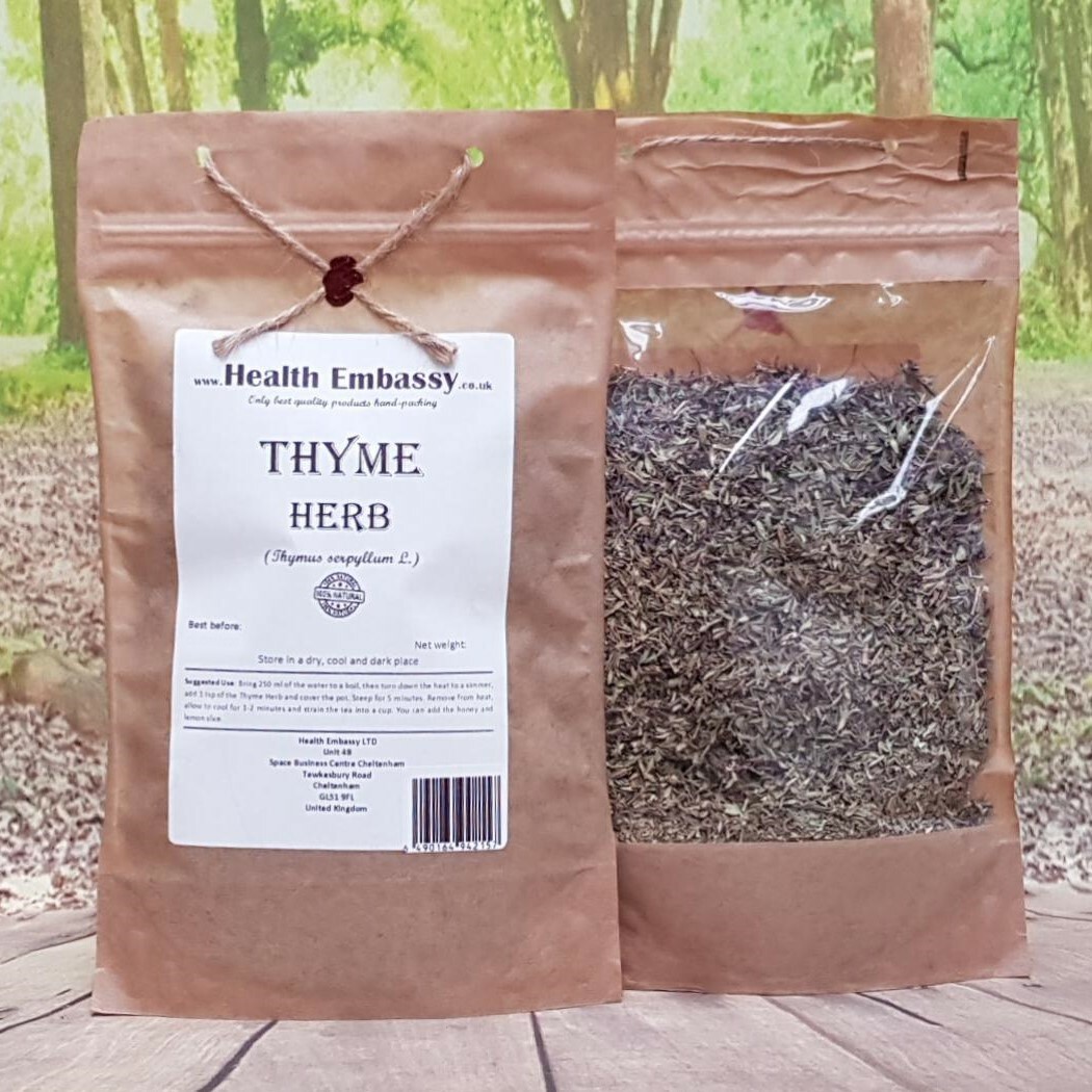 Thyme Herb 50g ( Thymus serpyllum ) Health Embassy 100% Natural Loose Herbal Tea