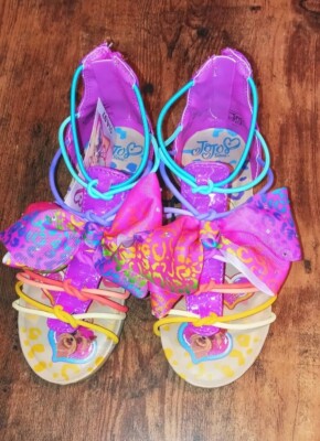 Girls Youth Gladiator Shoes Nickelodeon Jojo Siwa rainbow Sandal