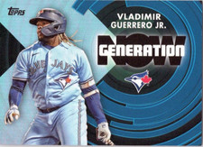  2022 Topps Generation Now #GN1 Vladimir Guerrero Jr. Toronto Blue Jays