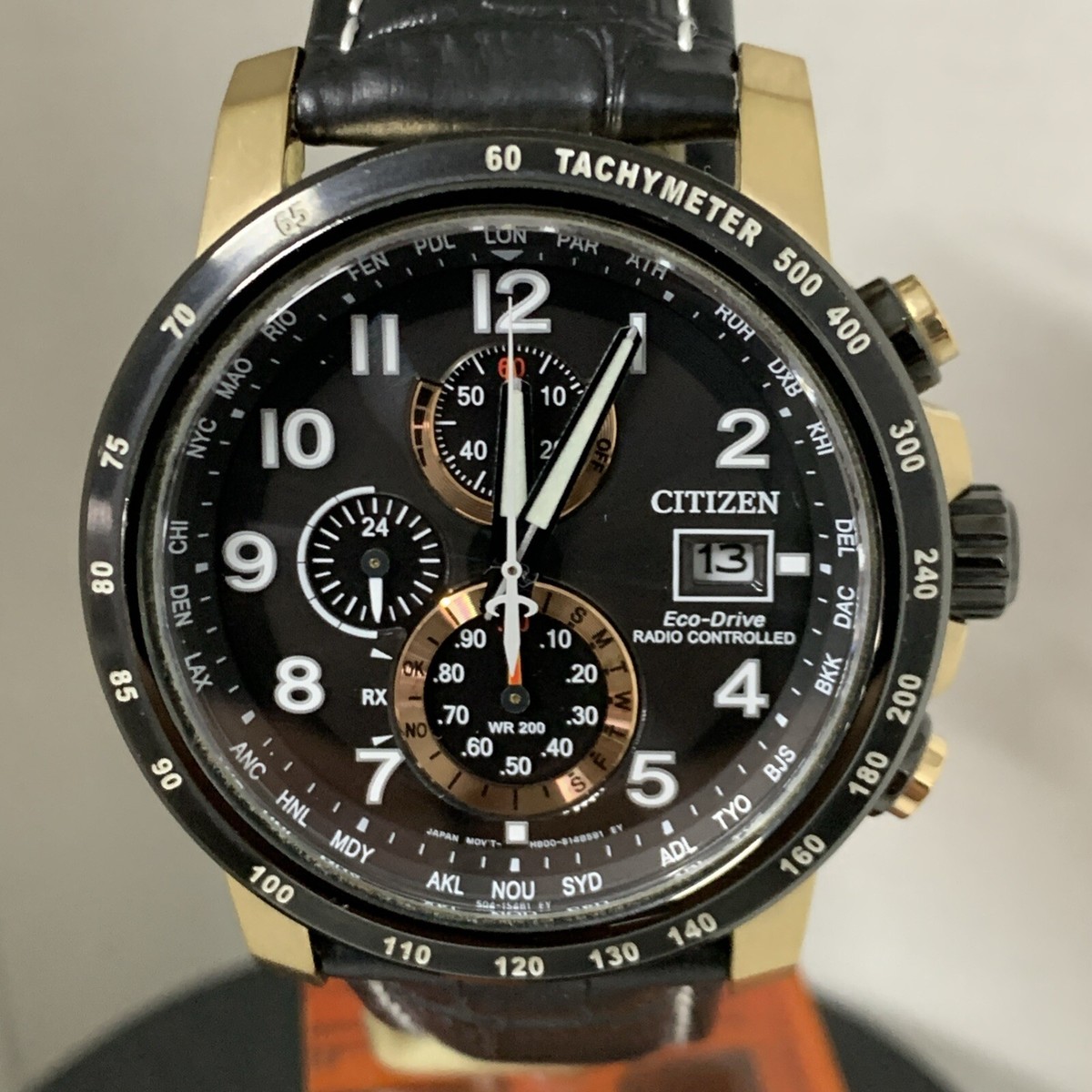 時計 CITIZEN ECO Drive Radio controlled Citizen Men's Eco-Drive Chrono Radio Controlled Stainless Steel