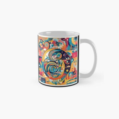 Resolution, future pattern, year 2025 10 Classic Mug , Gift For Family