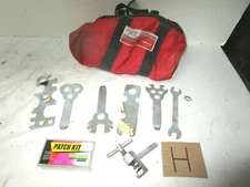Vintage Cycle Pro California bicycle cloth tool kit bag & misc tools