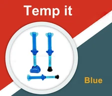 Dental SPIDENT Temp it Blu Light-Curing Temporary Filling Material 3Pcs/Package