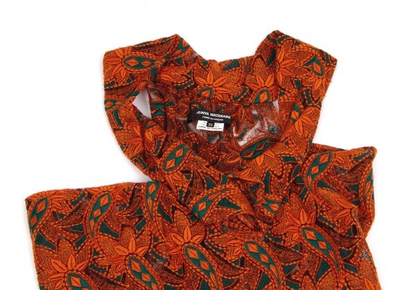 Junya Watanabe lace embroidered dress, XS, green/orange | eBay