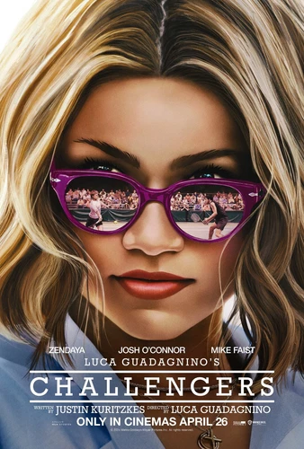 Challengers movie poster (b)  : 11" x 17"  - Zendaya, Luca Guadagnino