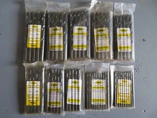 60 pcs  Drill Bits 31/64 15/32 29/64 7/16 13/32 25/64 23/64 11/32 17/64 15/64