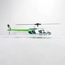 Roban 450 Size RTF B206 Green White RC Helicopter GPS Auto Return X1 Model