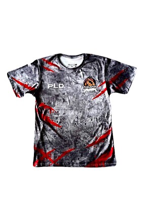 T-Shirt Short Sleeve Fitness Top - 100% Polyester Unisex  Size S-M-L-XL