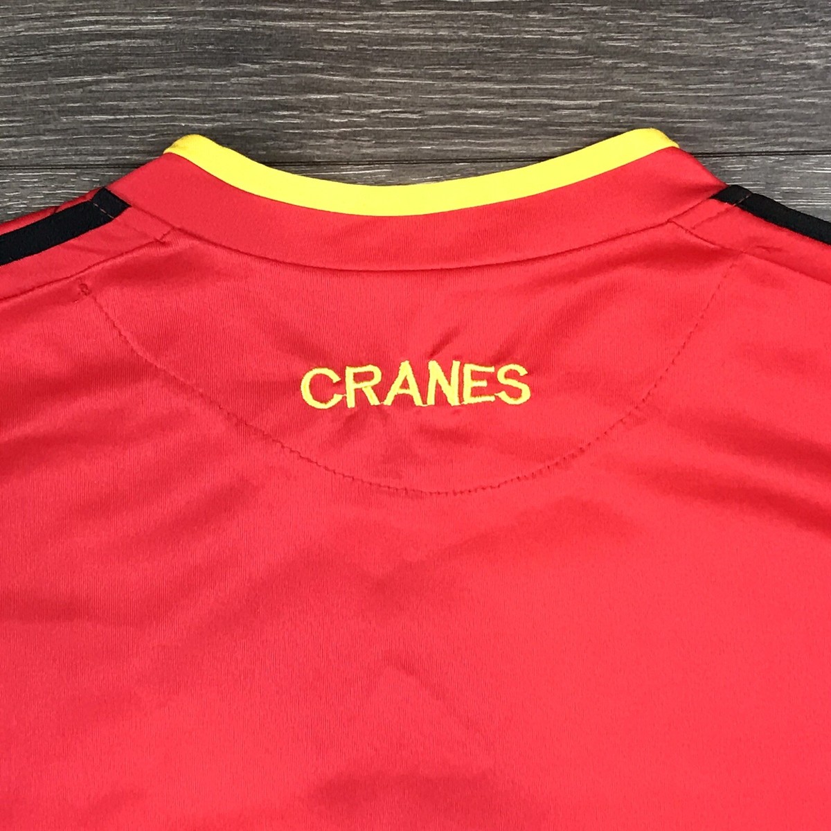 Adidas Uganda Cranes FUFA Men's Slim Fit Football Red Soccer
