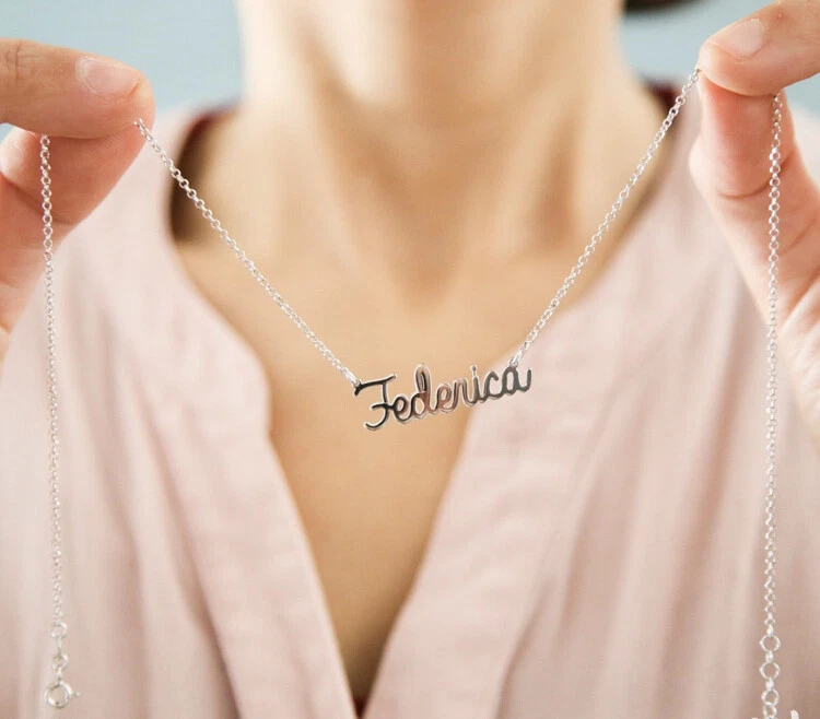 COLLANA CON NOME IN ACCIAIO (155 NOMI DISPONIBILI!!!) - Immagine 2 di 4