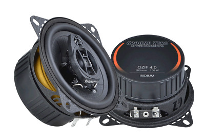 Ground Zero GZIF 4.0X  2-Wege KFZ Koax Lautsprecher 10cm  100Watt  Paarpreis