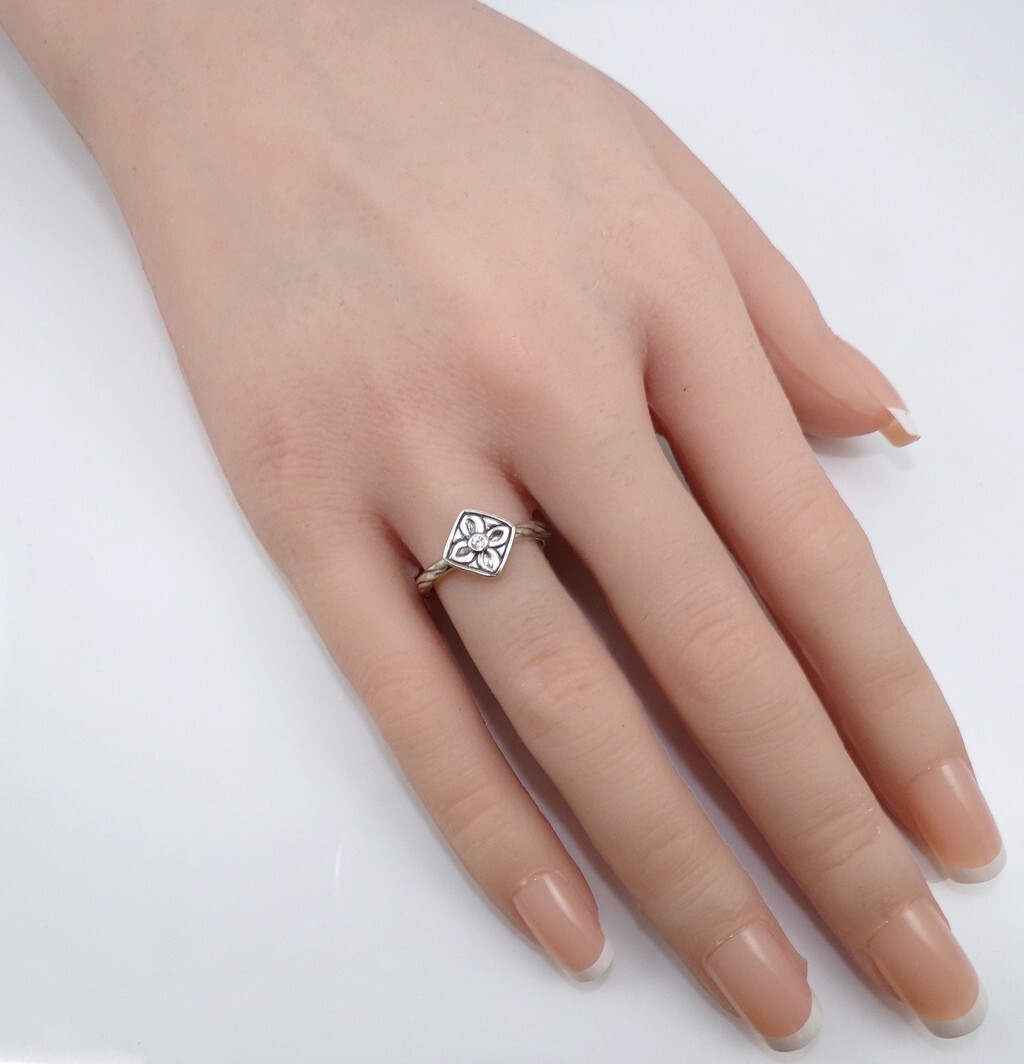 Silpada R2465 Sterling Silver Stackable Belle Fle… - image 2