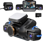 Dash Cam 4 Channel Front and Rear Inside 360° Car Camera 4K UHD Dash Camera GPS