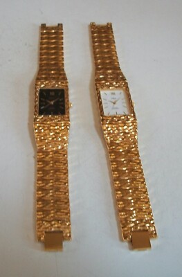Men's Gold Finish Nugget Style Fashion Hip Hop Casual Watch
