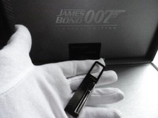 S.T. Dupont James Bond 007 Key Ring Black Gunmetal New