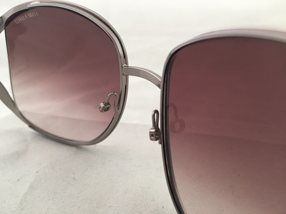 Tom Ford Margaux T40 Sunglasses TOM FORD Margaux TF40 G43 SILVER AUTHENTIC SUNGLASSES 62-17  main image 2